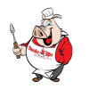SmokyRibsBBQ logo