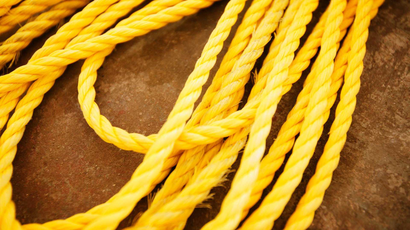 Be sure to inspect all ropes before and after each use.