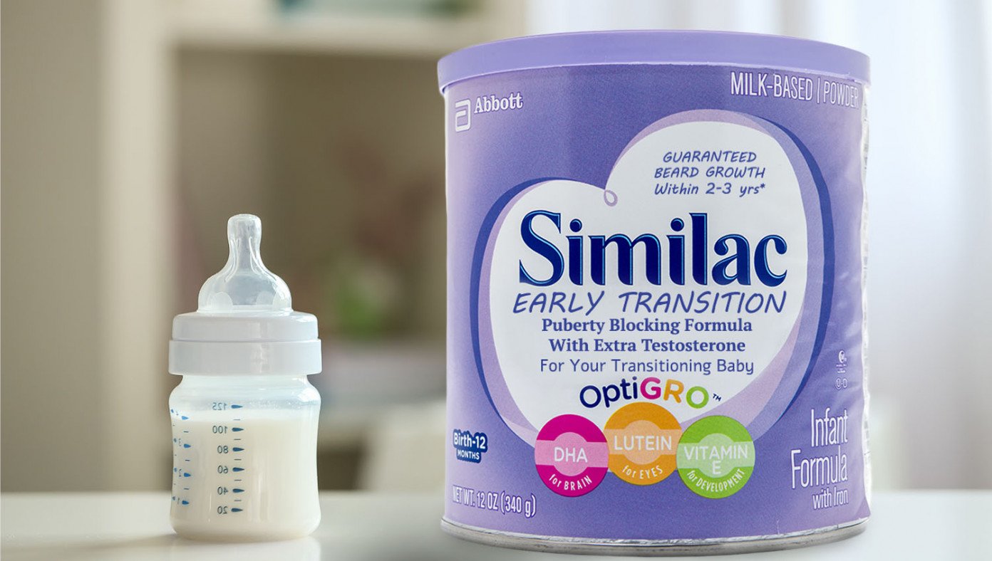 Shared post Puberty Blockers Now Available In Infant Formula